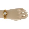 TIMETECH Women's Gold Plated Panther Link Bracelet Dress Watch with White Dial - 3 of 4