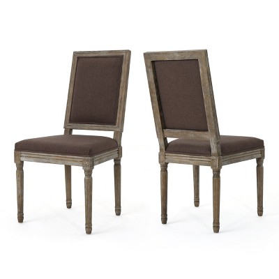 Set Of 2 Ledger Traditional Dining Chairs Christopher Knight Home