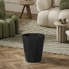 LunaLulinlk Black 2.7 Gallon Kitchen Trash Can, Trash Can for Bathroom Plastic Wastebasket Container Trash Can - 2 of 4