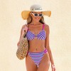 Women's Vibrant Striped Bikini Set for Beach Dazzlers - Cupshe - 2 of 3