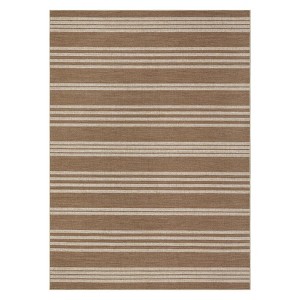 Modern Washable Living Room Rugs, Non Slip Stripped Lines Print Bedroom Carpet, Indoor Stain Resistant Floor Rugs for Dining Room Office - 1 of 4