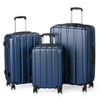 KTMBDW Luggage Set of 3 Hardside Suitcase Sets with TSA Lock, 4 Spinner Wheels, ABS Lightweight Trolley Travel Case for Business Trip,Smoky (20/24/28) - 2 of 4