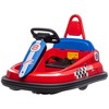 Aosom Bumper Car for Kids, 360° Rotation 6V Electric Ride on Bumper with Twins Motors, Music Horn and LED Lights, Safety Belt - 4 of 4