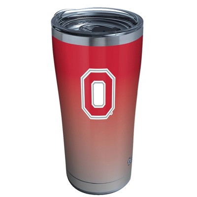 NCAA Ohio State Buckeyes 20oz Ombre Stainless Steel Tumbler with Lid