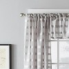 Parkland Windowpane Tailored Fabric Panel - Dove Gray - image 2 of 3