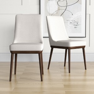 Mid-Century Modern Dining Chair (Set of 2) For Living Room Bedroom Outdoor Lounge - 1 of 4