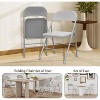 homfan  Meta lFolding Chairs Portable Kitchen Chair Foldable ，350lb Weight - 4 of 4