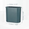 Unique Bargains Wall Mount Toothbrush Holder 4.65"x2.13"x4.25" 1 Pc - 3 of 4