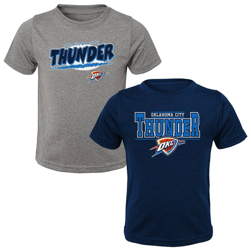 NBA Oklahoma City Thunder Toddler 2pk T-Shirt, 1 of 4