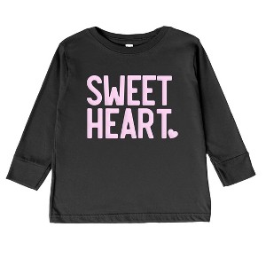 The Juniper Shop Sweetheart Puff Print Toddler Long Sleeve Tee - 1 of 3