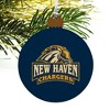 New Haven Primary Logo Wood Christmas Tree Holiday Ornament - 4 of 4