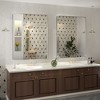 Apmir Rectangular Aluminum Alloy Framed and Tempered Glass Wall Bathroom Vanity Mirror in Matte Black/ Gold/ Silver/ Brown - 3 of 4