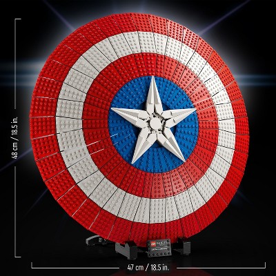 LEGO Marvel Captain America's Shield Building Model Kit 76262, 5 of 12