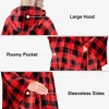 Catalonia Hooded Wearable Blanket for Adult Women Men, Fleece Wrap Blanket Cape with Hood | Warm, Soft, Cozy, Snuggly | Comfort Gift - 3 of 4