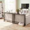VINGLI 2-piece Set Triamine + Iron 200 * 15 * 79cm with Power Strip Foyer Table - 3 of 4