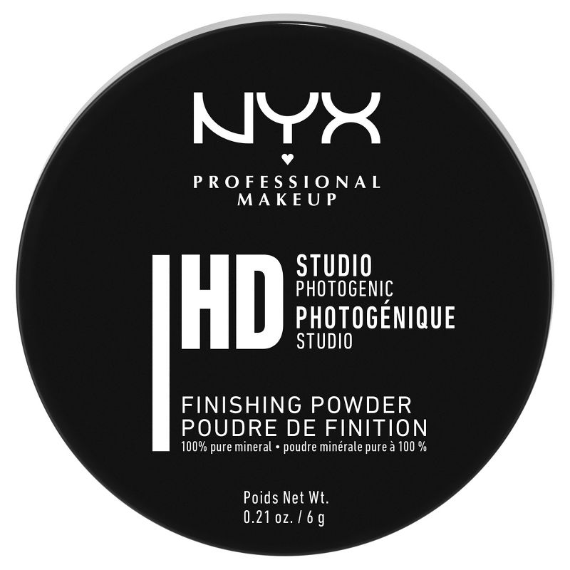 NYX Professional Makeup HD Studio Finishing Loose Powder - Translucent - 0.21oz, 1 of 8