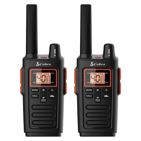 Cobra 37-Mile Floating Walkie Talkie 2-Way Radio 2-Pack Set