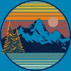 Men's Design By Humans Mountain View By pilipsjanuarius T-Shirt - 2 of 3