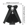 Elerevyo Women's Ribbon Rhinestone and Pearl Accessories Bow Tie - 2 of 4