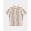 Women's Striped Button Collar Top - Bailey Rose - 4 of 4