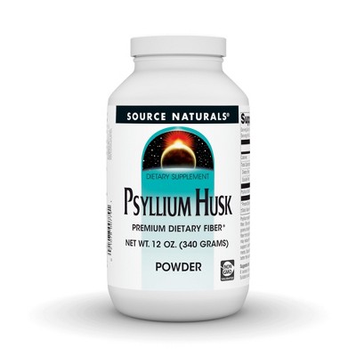 Psyllium Husk Powder by Source Naturals, Inc.  -  12 oz Powder