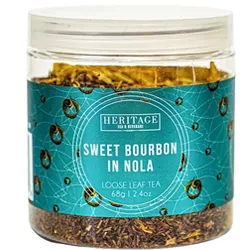Heritage Tea Sweet Nola Bourbon Rooibos Loose Leaf Tea - 2.4oz