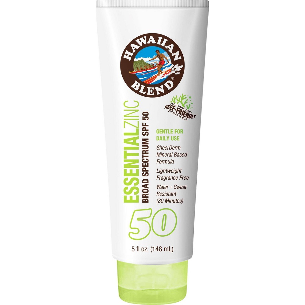 Photos - Sun Skin Care Hawaiian Blend Essential Zinc Sunscreen - SPF 50 - 5 fl oz