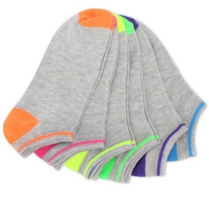 Memoi Subtle Tip Low Cut Women's Socks 6 Pack - 1 of 2