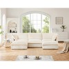 Oversized 120" Corduroy Slipcovered U-Shaped Modular Sectional Sofa with French Edges and Removable Covers, 5-Piece Free combination - 2 of 4