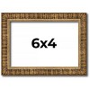 PosterPalooza | Photo Size Textured Gold Picture Frame - UV Acrylic, Foam Board Backing, Hanging Hardware - 3 of 4