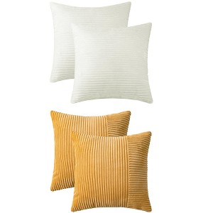 REGALWOVEN 4 Pcs Modern Couch Sofa Home Pillow Covers 18" x 18" - 1 of 4