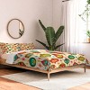 Deny Designs King Carriecantwell Meowy Christmas Comforter and Pillow Sham Green - 2 of 4