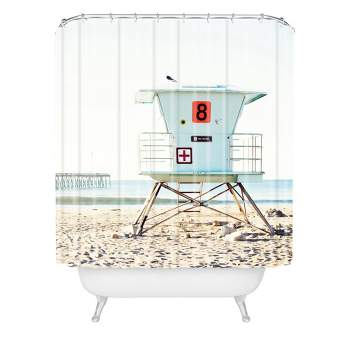 Bree Madden Ventura Beach Shower Curtain Blue - Deny Designs