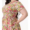 Unique Vintage Women's Plus Boat Neck Swing Dress - 2 of 3