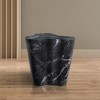 Meridian Furniture,Monza Marble Finish Concrete End Table - 2 of 4