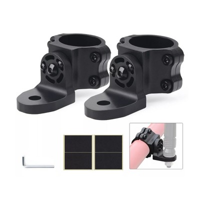 MaseiKar Whip Light Mount, 2-Pack 360° Adjustable UTV Mount for 1.75" Roll Bar, Fits Flag, Light, Antenna, Compatible with Polaris RZR, Maverick X3