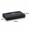 Aoibox Black Resin Soap Dish for Bathroom or Shower, Modern Soap Holder and Saver, Home Kitchen Accessory - 2 of 4
