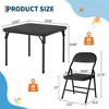 3 Piece Boys Girls Folding Table and Chairs Set, Activity Table and Chairs Set - 2 of 4