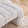 ModernLuxe Upholstered Bed Bench Couch Daybed Chaise Chenille Ottoman Footstool End Stool Footrest - 4 of 4