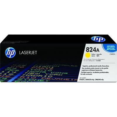 HP Inc. 824A Yellow Original LaserJet Toner Cartridge, ~21,000 pages, CB382A