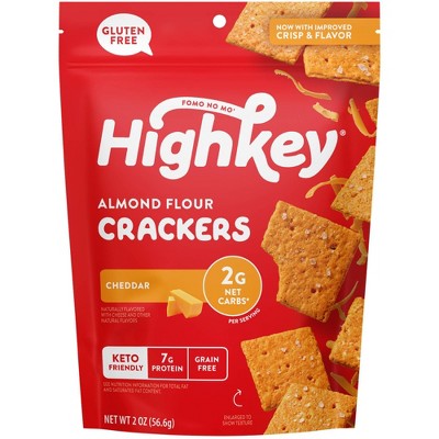 HighKey Cheddar Crackers - 2oz