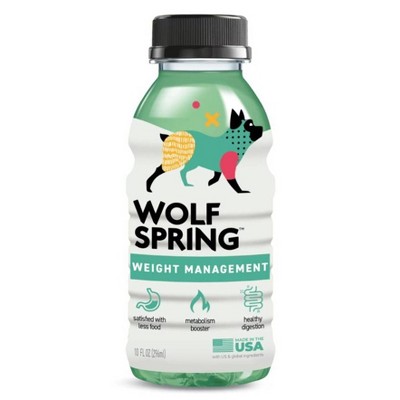 Wolf Spring Weight Management Wet Dog Food Topper Supplement with Coconut Water - 10 fl oz