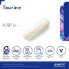 Pure Encapsulations Taurine 500 mg - Amino Acid Supplement for Liver, Eye Health, Antioxidants, Heart, Brain, and Muscles* - 60 Capsules - 3 of 4