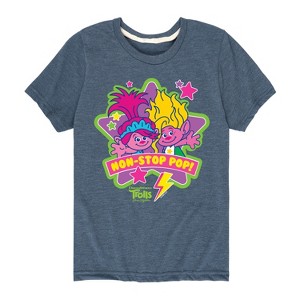 Boys' - Trolls - Non-Stop Pop Viva and Poppy Short Sleeve Graphic T-Shirt - 1 of 4