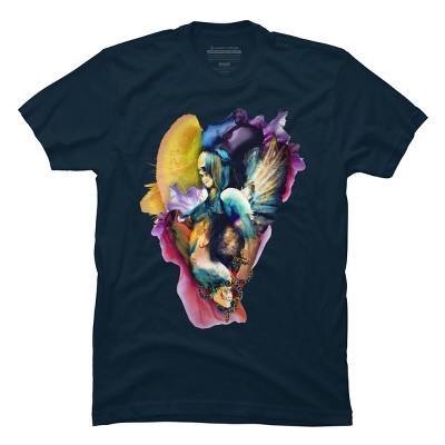 Men's Design By Humans QUEEN OF SKULLS II By rizapeker T-Shirt