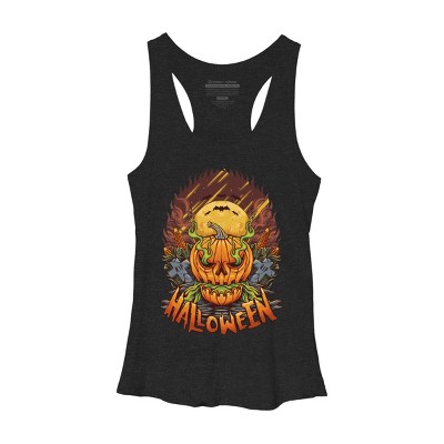 Women's Design By Humans halloween By arjanaproject Racerback Tank Top
