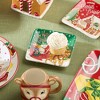 Certified International (Set of 4) 6" Santa's Retro Christmas Canape Plates - 2 of 4