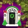Polarx 4.0 Inch Elegant Black Door Christmas Tree Ornament , Christmas Decor New Home Realtor (1PC) - 2 of 4
