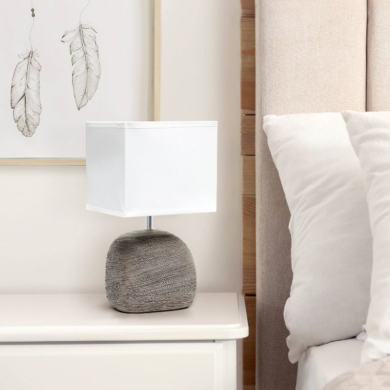 Bedrock Ceramic Table Lamp Brown - Simple Designs, 5 of 11