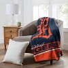 MLB Detroit Tigers 46"x60" Spirited Silk Touch Throw Blanket: Sports Team Logo Plush - 2 of 2
